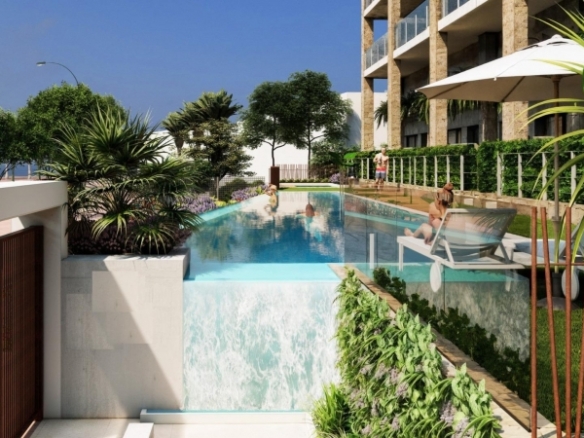 Apartamento de lujo de 2 dormitorios con vistas panorámicas al mar en Villajoyosa