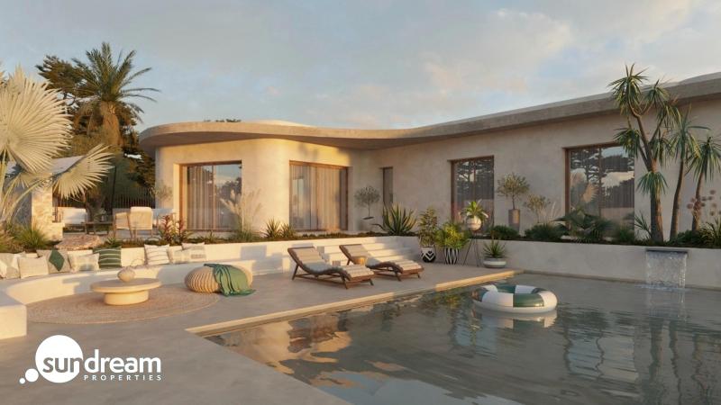 g_41870-12-1 Villa de lujo de 4 dormitorios en una planta con piscina privada y sótano en la urbanización La Marina(San Fulgencio)