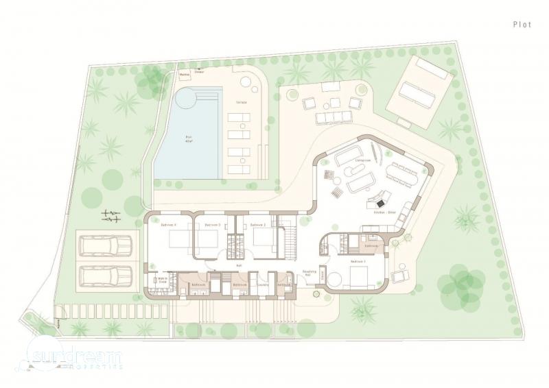 g_41870-12-4 Villa de lujo de 4 dormitorios en una planta con piscina privada y sótano en la urbanización La Marina(San Fulgencio)