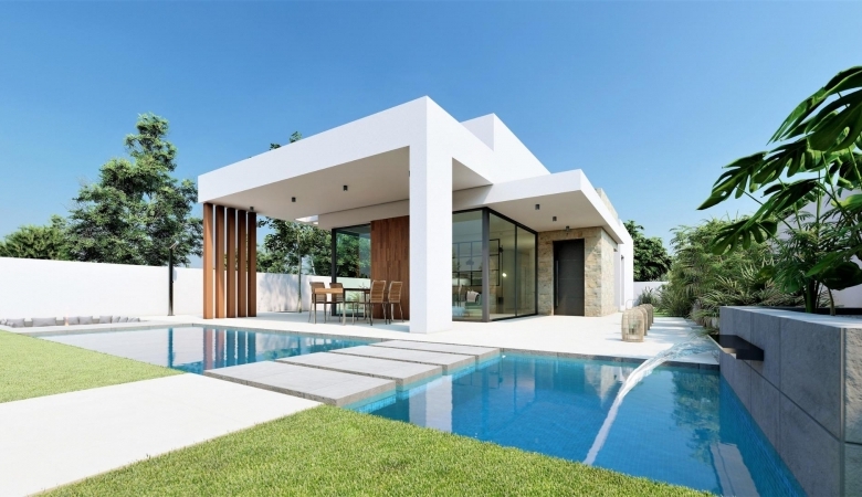 VILLA MODERNA DE NUEVA CONSTRUCCION EN SAN FULGENCIO(ALICANTE)