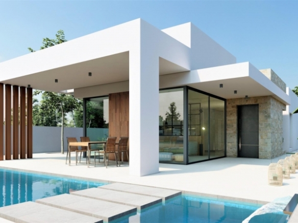 VILLA MODERNA DE NUEVA CONSTRUCCION EN SAN FULGENCIO(ALICANTE)