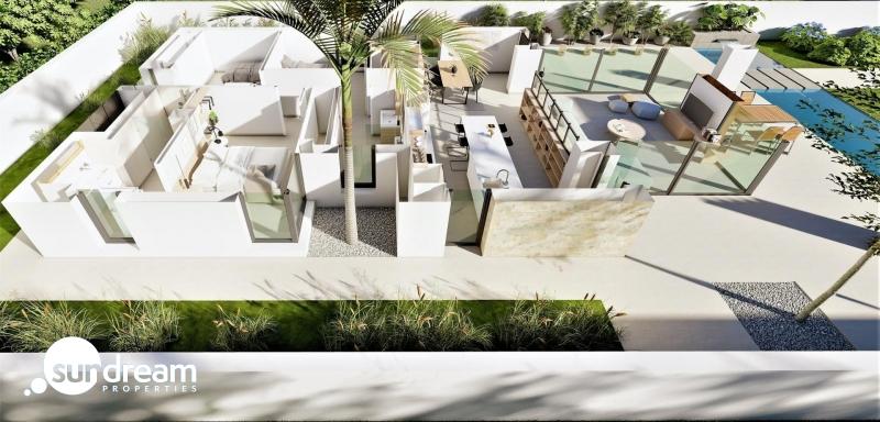 VILLA MODERNA DE NUEVA CONSTRUCCION EN SAN FULGENCIO(ALICANTE)