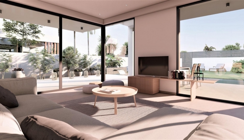 VILLA MODERNA DE NUEVA CONSTRUCCION EN SAN FULGENCIO(ALICANTE)