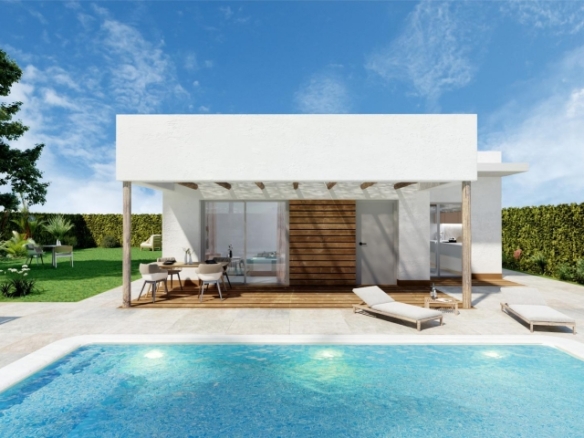 Villa personalizable de un planta a la venta en Hondón de las Nieves(Alicante)