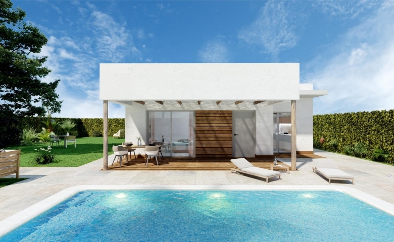 Villa personalizable de un planta a la venta en Hondón de las Nieves(Alicante)