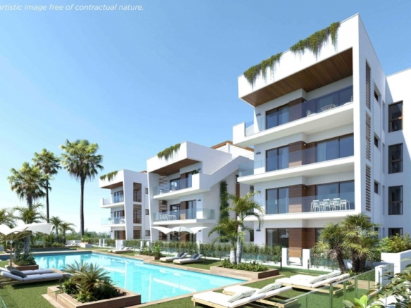 Piso en venta obra nueva con piscina en Los Alcázares