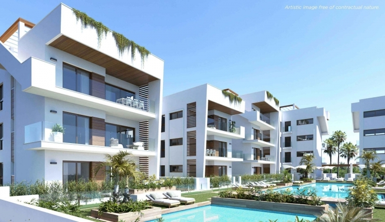 Piso en venta obra nueva con piscina en Los Alcázares
