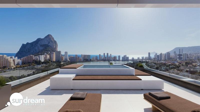 g_42045-13-12 Apartamento de lujo de 2 dormitorios con vistas al mar a la venta en Calpe, Costa Blanca