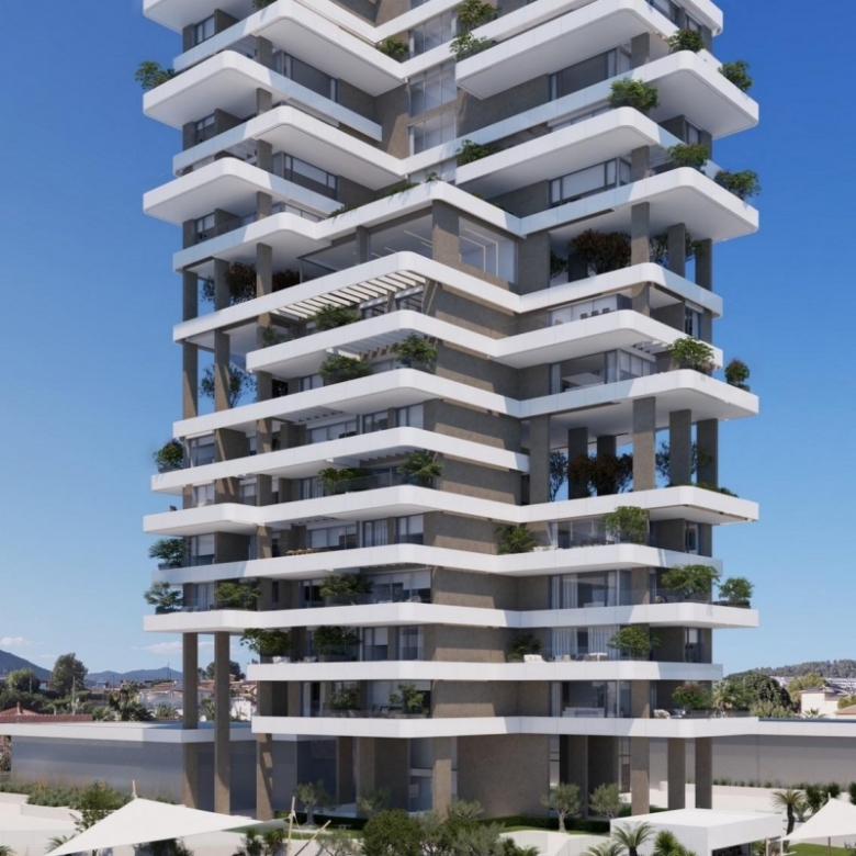 Apartamento de lujo de 2 dormitorios con vistas al mar a la venta en Calpe, Costa Blanca