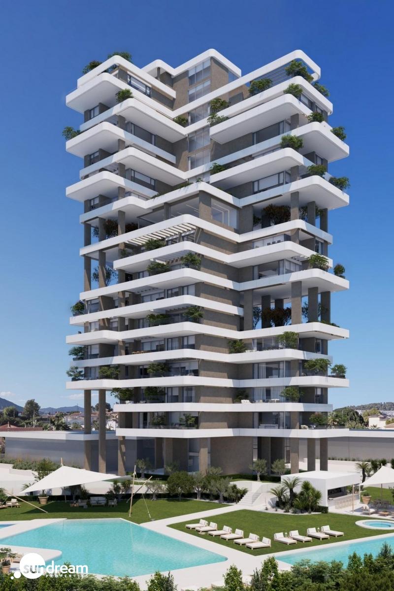 g_42045-13-18 Apartamento de lujo de 2 dormitorios con vistas al mar a la venta en Calpe, Costa Blanca