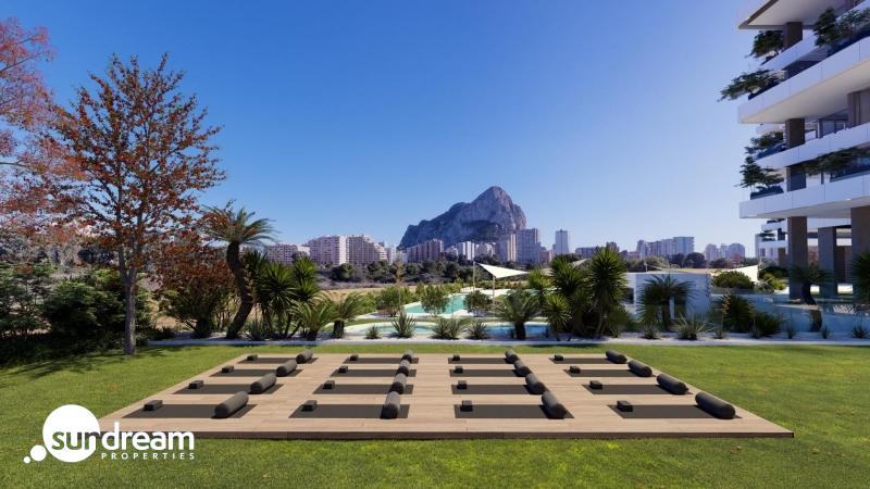 g_42045-13-19 Apartamento de lujo de 2 dormitorios con vistas al mar a la venta en Calpe, Costa Blanca