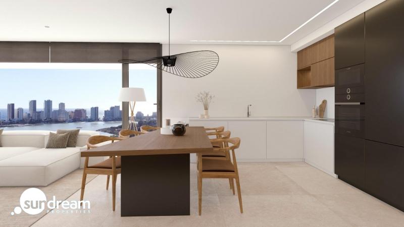 Apartamento de lujo de 2 dormitorios con vistas al mar a la venta en Calpe, Costa Blanca