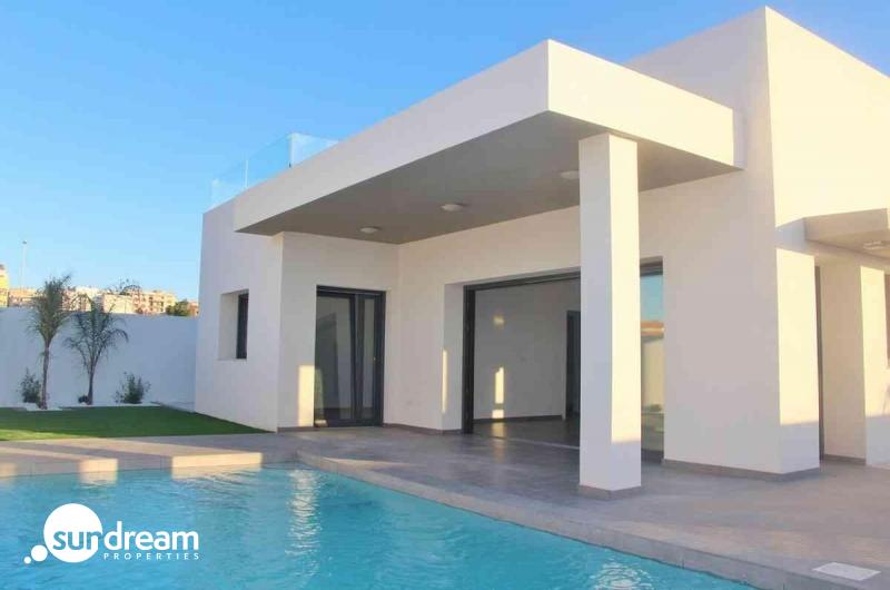 g_42059-14-22 Villa de nueva construción con 3 dormitorios y piscina privada a la venta en Rafal(Alicante)
