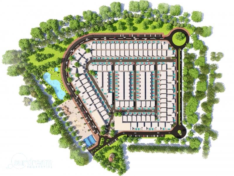 g_42082-12-11 Adosado de nueva construcción de 2 dormitorios con solarium y piscina privada a la venta en Fuente Alamo(Murcia)