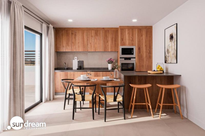 g_42082-12-4 Adosado de nueva construcción de 2 dormitorios con solarium y piscina privada a la venta en Fuente Alamo(Murcia)
