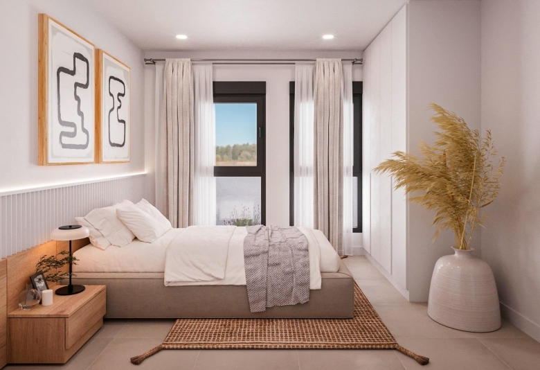 Adosado de nueva construcción de 2 dormitorios con solarium y piscina privada a la venta en Fuente Alamo(Murcia)