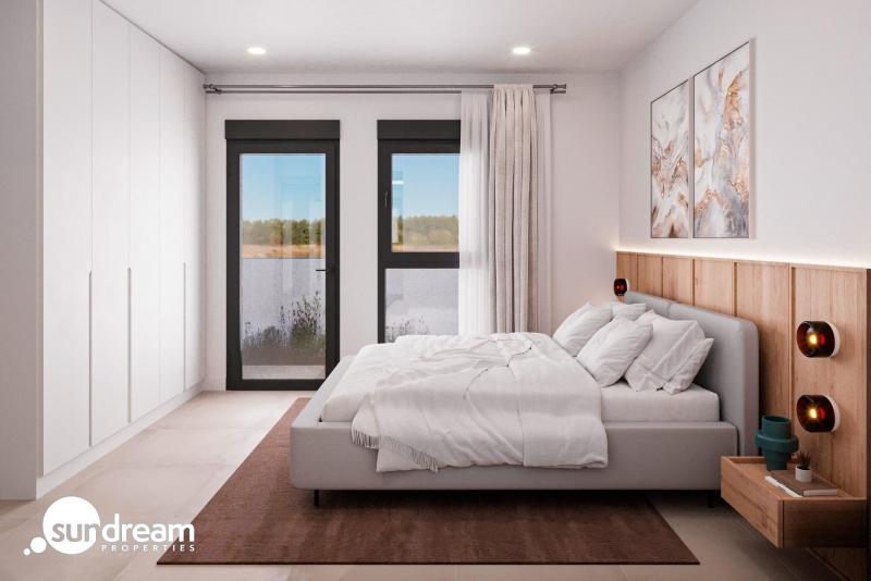 g_42082-12-7 Adosado de nueva construcción de 2 dormitorios con solarium y piscina privada a la venta en Fuente Alamo(Murcia)