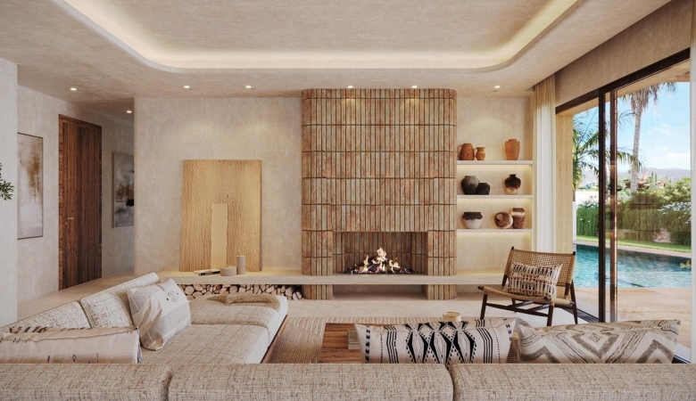 Villa estilo Ibiza de nueva construcción con 3 dormitorios a la venta en Jávea