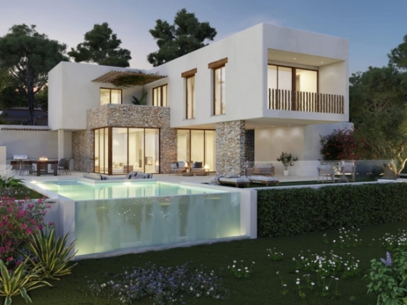 Villa de lujo con 4 dormitorios y vistas panorámicas a la venta en Las Laderas, Jávea