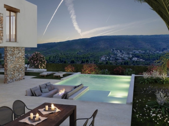 Villa de lujo con 4 dormitorios y vistas panorámicas a la venta en Las Laderas, Jávea