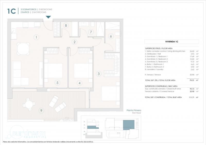 g_42141-22-6 Apartamentos de nueva construcción en Benijófar con una ubicación céntrica