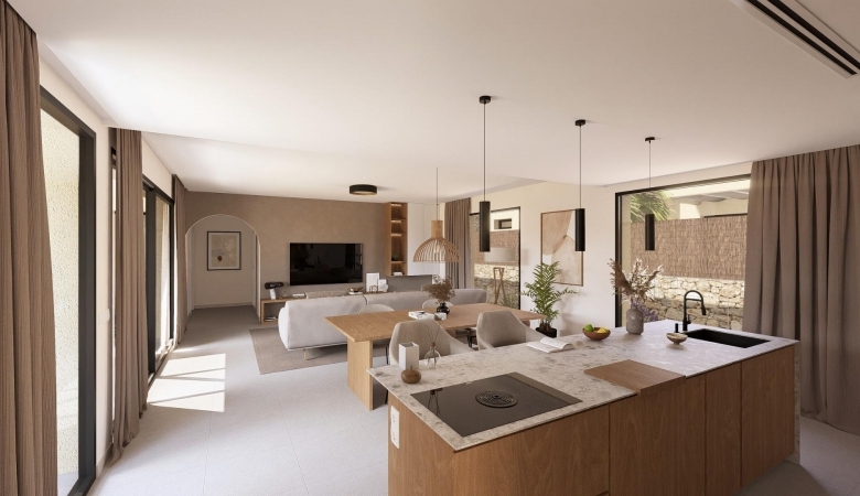 Villa en venta obra nueva con piscina Baños y Mendigo