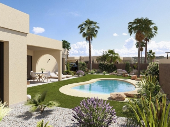 Villa en venta obra nueva con piscina Baños y Mendigo
