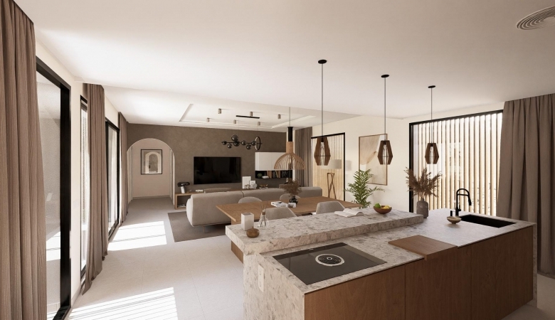 Villa en venta obra nueva con piscina Baños y Mendigo