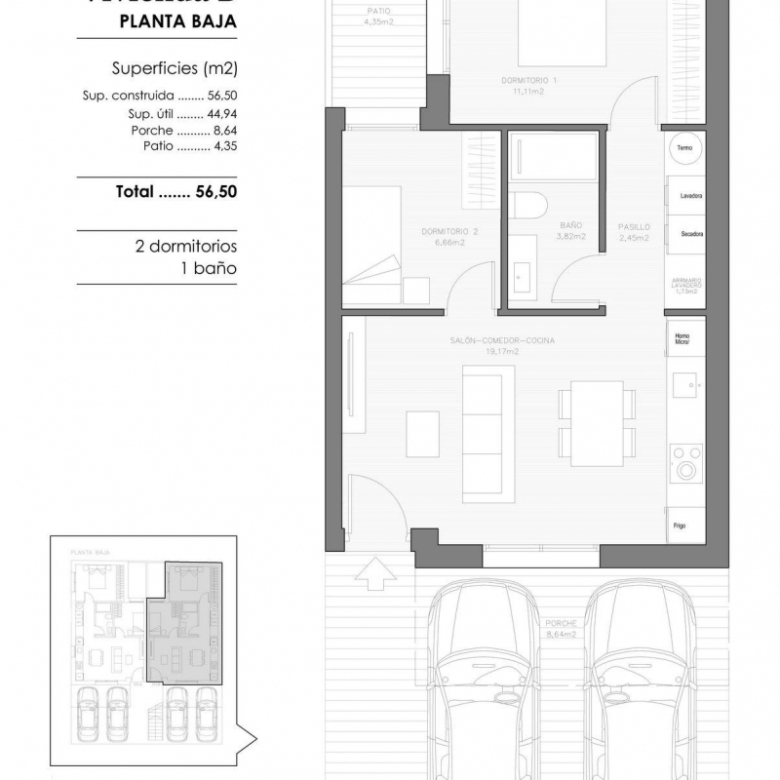 Planta baja en venta obra nueva con piscina Benejúzar