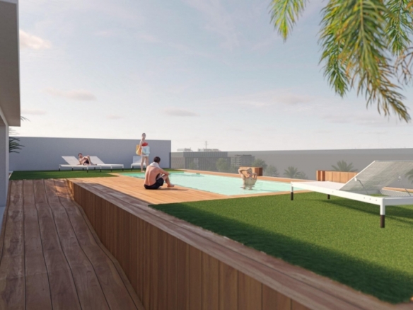 Ático de nueva construcción con licencia turística cerca de la playa en Lo Pagán, San Pedro del Pinatar