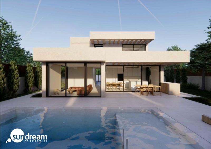 g_42507-26-1 Villa de lujo de nueva construcción con 4 dormitorios y vistas al mar a la venta en La Alberca Polop