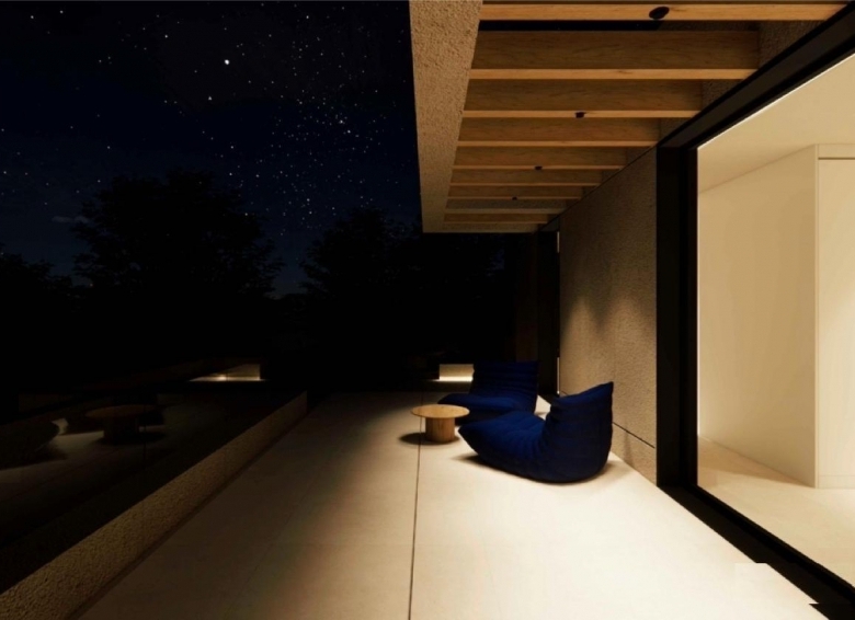 Villa de lujo de nueva construcción con 4 dormitorios y vistas al mar a la venta en La Alberca Polop