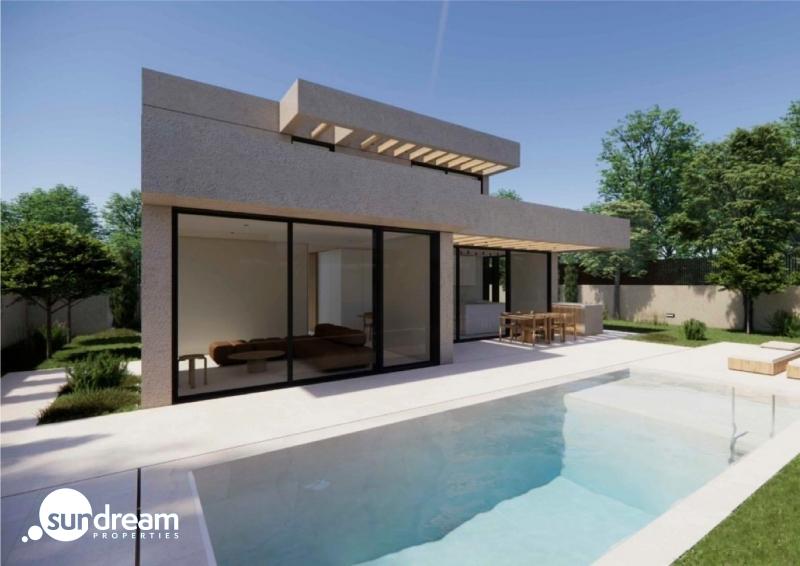 Villa de lujo de nueva construcción con 4 dormitorios y vistas al mar a la venta en La Alberca Polop