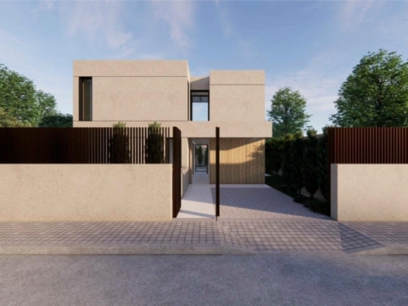 Villa de lujo de nueva construcción con 4 dormitorios y vistas al mar a la venta en La Alberca Polop