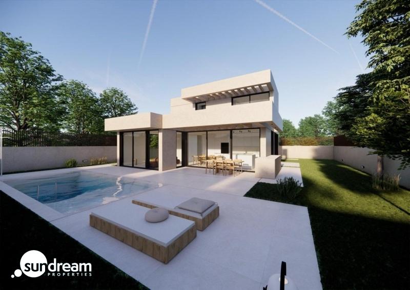 g_42507-26-9 Villa de lujo de nueva construcción con 4 dormitorios y vistas al mar a la venta en La Alberca Polop