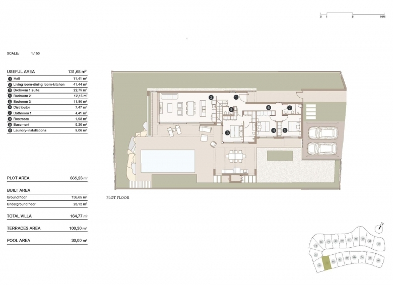 Magnifica villa de lujo en una sola planta con 3 dormitorios y piscina privada en el prestigioso Resort de Golf Las Colinas(Alicante)