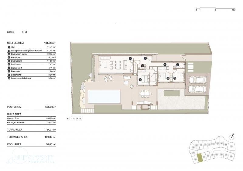g_42716-7-10 Magnifica villa de lujo en una sola planta con 3 dormitorios y piscina privada en el prestigioso Resort de Golf Las Colinas(Alicante)