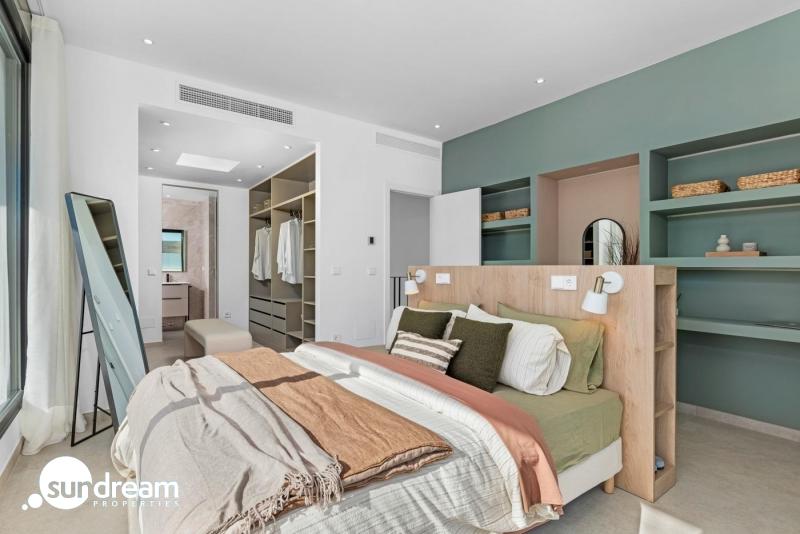 g_42845-10-30 Villa de nueva construcción de 3 dormitorios con piscina privada y sótano con garaje y trastero a la venta en Polop
