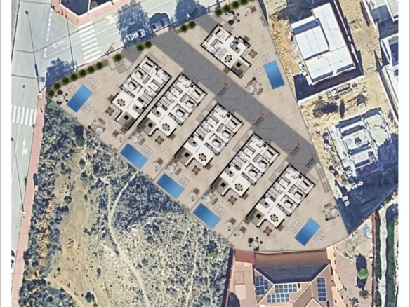 Villa de nueva construcción con 3 dormitorios y piscina privada a la venta en Benijófar