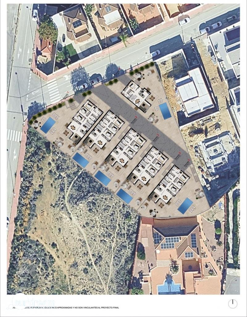 g_42864-24-2 Villa de nueva construcción en una sola planta con 4 dormitorios y piscina privada a la venta en Benijófar