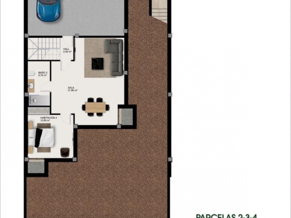 Villa de nueva construcción en una sola planta con 4 dormitorios y piscina privada a la venta en Benijófar