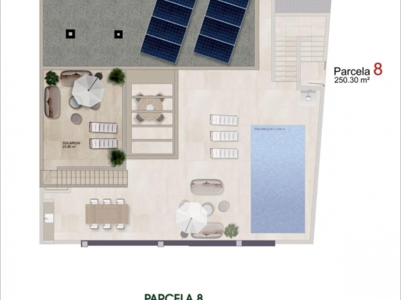Villa de nueva construcción con 4 dormitorios y piscina privada a la venta en Benijófar