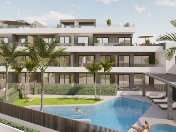 Ático moderno de 2 dormitorios cerca de la playa en venta en Pilar de la Horadada