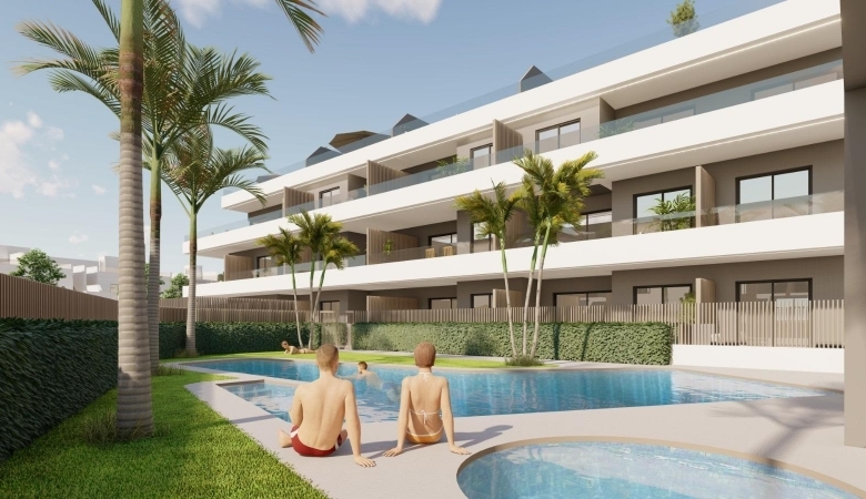 Ático moderno de 2 dormitorios cerca de la playa en venta en Pilar de la Horadada