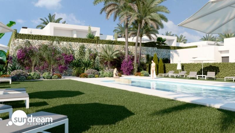 g_43310-11-5 Villa pareada con 3 dormitorios y piscina privada a la venta en La Finca Golf Resort, Algorfa