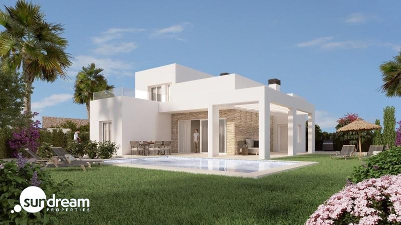 g_43313-18-1 Villa de 4 dormitorios con piscina privada a la venta en La Finca Golf Resort(Algorfa).