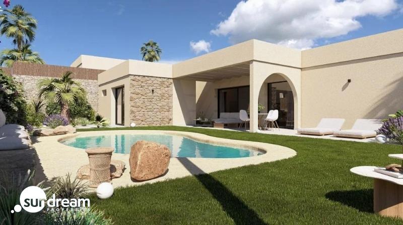 g_43461-6-1 Villa de 3 dormitorios en una planta con piscina privada en resort de golf(Murcia)