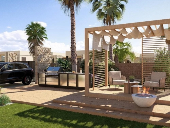 Villa de 3 dormitorios en una planta con piscina privada en resort de golf(Murcia)