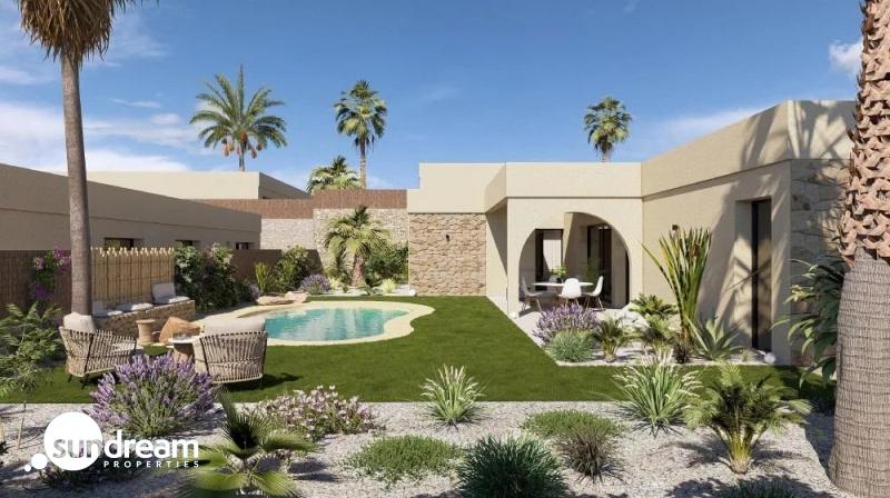 Villa de 3 dormitorios en una planta con piscina privada en resort de golf(Murcia)