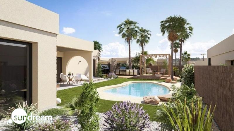Villa de 3 dormitorios en una planta con piscina privada en resort de golf(Murcia)